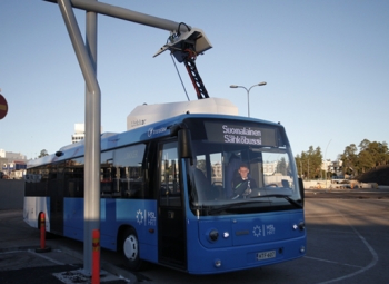 Kotimainen sähköbussi aloittaa