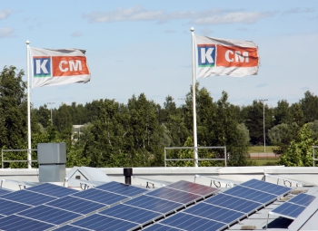 Kaupan katolta aurinkosähköä