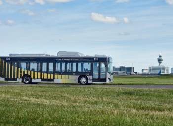 Schipholissa aloitti 35 sähköbussia
